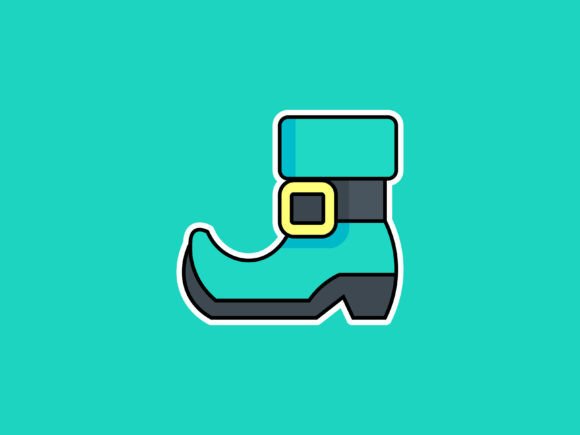 Charming Celtic Vectors: Unlocking St Patrick Shoes Illustrations