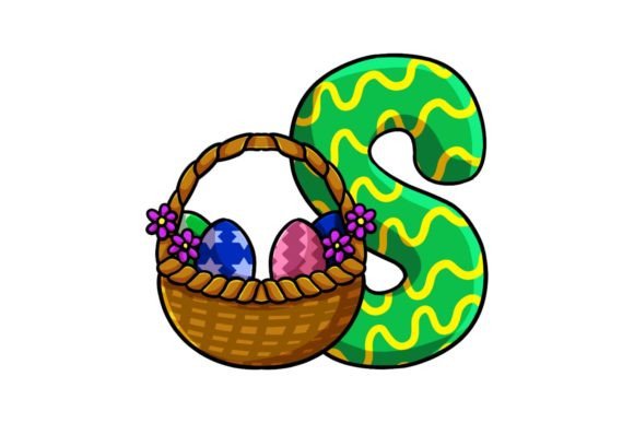 Charming Easter Egg Alphabet S Illustrations for Creative Projects