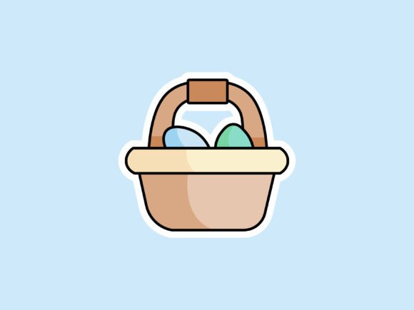 Easter Basket Illustrations: Your All-in-One Spring Design Asset
