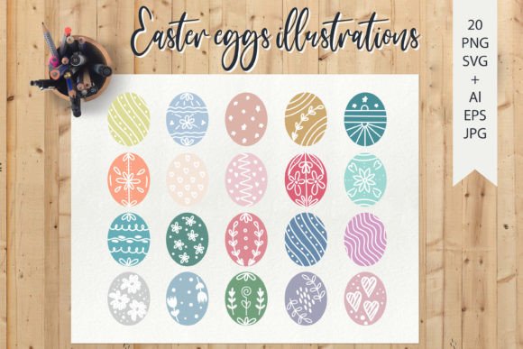 Easter Eggs Illustrations: A Fresh Take on a Classic Tradition