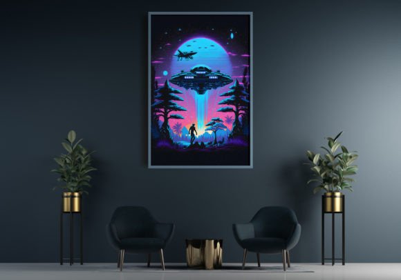 Ufo Design Illustrations: A High-Resolution Asset for Modern Creators
