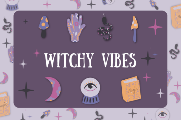Witchy Vibes Illustrations: Infusing Magic into Modern Design